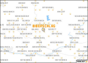 map of Biberschlag