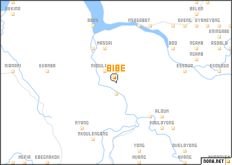 map of Bibé