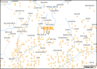 map of Bibial