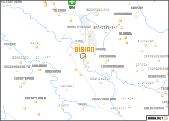 map of Bībīān