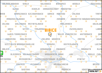 map of Bibice