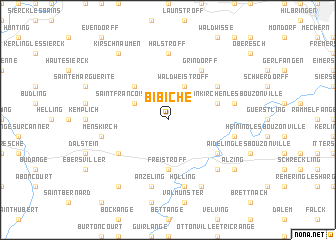 map of Bibiche