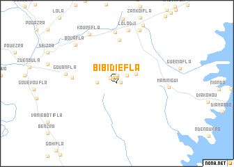 map of Bibidiéfla