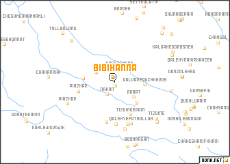 map of Bībī Ḩannā