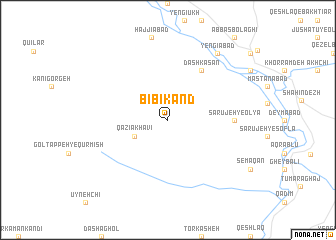 map of Bībī Kand