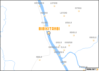 map of Bibi-Kitambi
