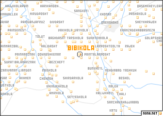 map of Bībī Kolā