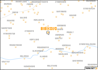 map of Bibikovo