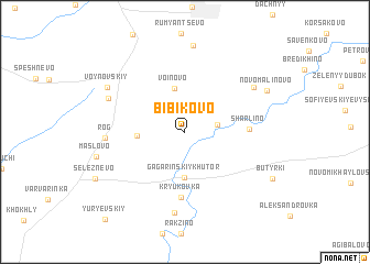 map of Bibikovo