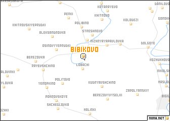 map of Bibikovo