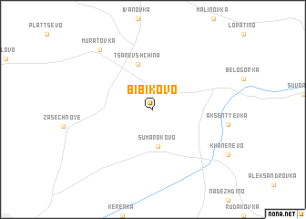 map of Bibikovo