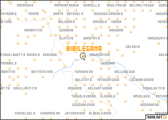 map of Bibilegama