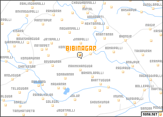 map of Bībīnagar