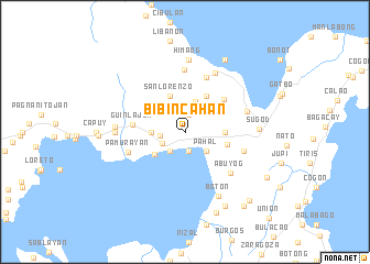 map of Bibincahan