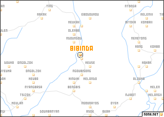 map of Bibinda