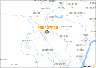 map of Bibi-Zaynap