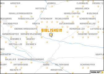 map of Biblisheim