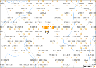 map of Bibodu