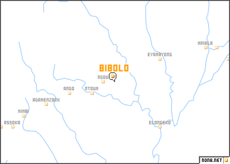 map of Bibolo