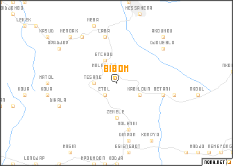 map of Bibom