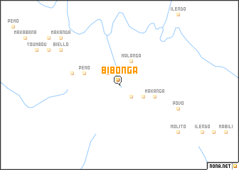 map of Bibonga