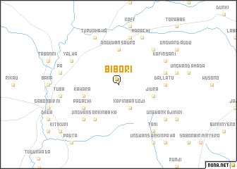 map of Bibori
