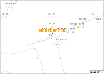 map of Bicaz Centru