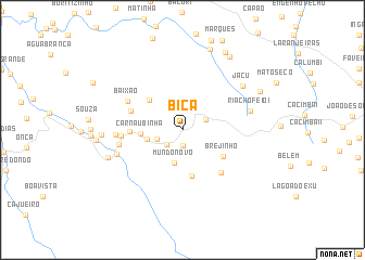 map of Bica