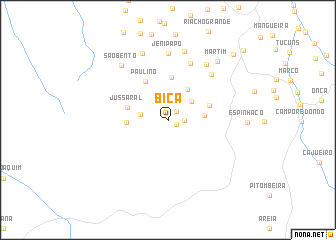 map of Bica