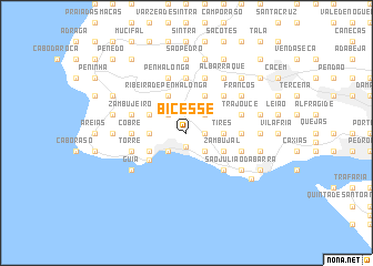 map of Bicesse