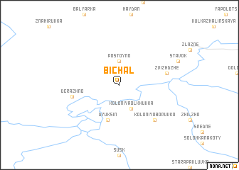 map of Bichalʼ