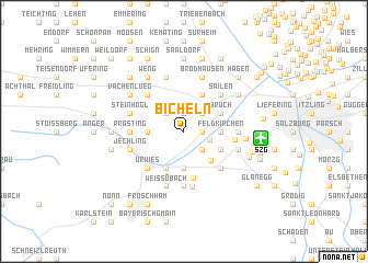 map of Bicheln