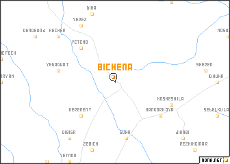 map of Bichena