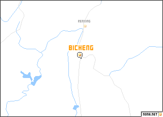 map of Bicheng