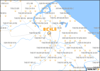 map of Bích La