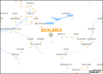 map of Bichlbach