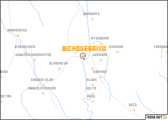 map of Bicho de Baixo