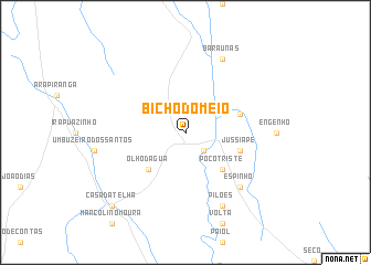 map of Bicho do Meio