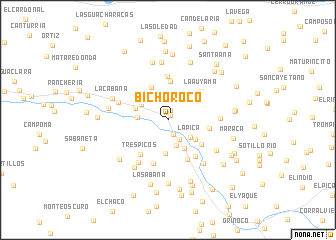 map of Bichoroco