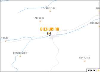 map of Bichurina