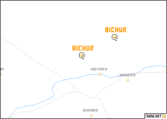 map of Bichur