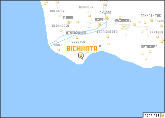 map of Bichvintʼa