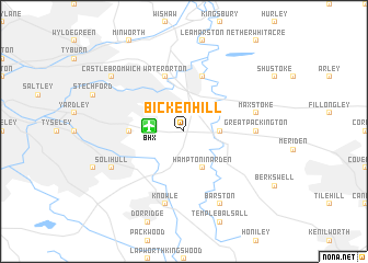 map of Bickenhill