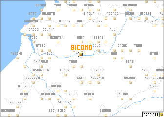 map of Bicomo