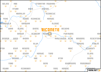 map of Biconete