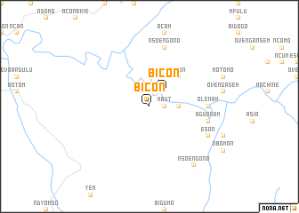 map of Bicon