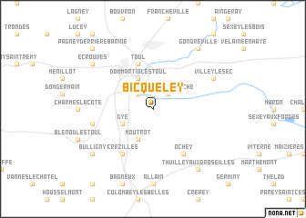 map of Bicqueley