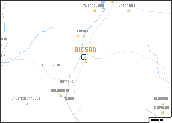 map of Bicsad
