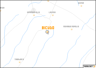 map of Bicudo
