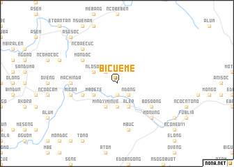 map of Bicueme